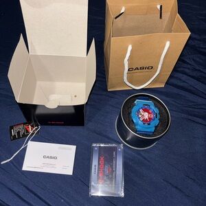 Casio X Naruto G-Shock Vibrant Blue Timepiece